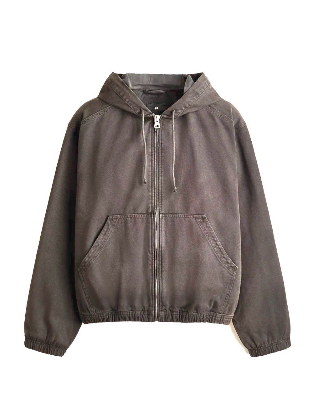 H&M Hooded Workwear Jacket Men’s Medium Vintage Black